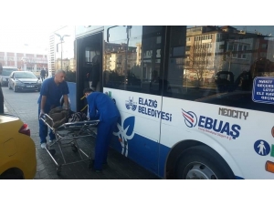 Elazığ’da Rahatsızlanan Yolcu Otobüsle Hastaneye Yetiştirildi