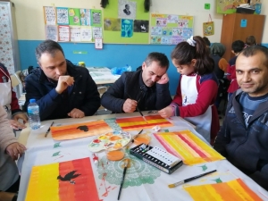 Veliler Çocukları İle El Sanatları Yaptı