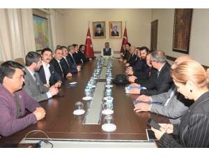 Balıkesir Kent Konseyi Vali Yazıcı’yı Ziyaret Etti