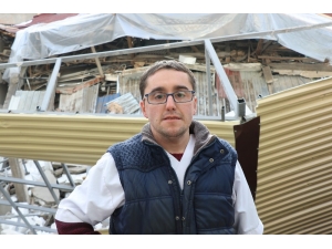 Esnaf, Sakarya’da Binanın Çöktüğü Korku Dolu Anları Anlattı