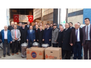 Bursalı Sobacılardan Isıtan Yardım