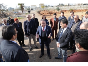 Böcek, Kentsel Dönüşüm Projesi Alanını İnceledi