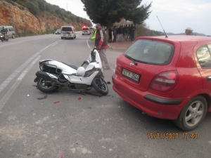 Kask Sayesinde Olası Ölümden Döndü