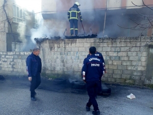 Adıyaman’da Odunluk Yangını