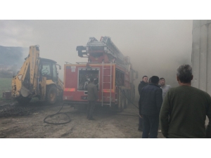 Çanakkale’de 50 Bin Liralık Saman Balyası Yandı