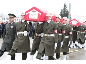 Barış Pınarı Şehitleri Memleketlerine Uğurlandı