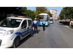 Tarsus’ta Toplu Taşıma Ve Servis Araçları Denetlendi
