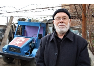 Şehit Babası Hurdalardan "Mini Kamyonet" Yaptı