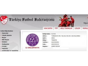 Yeni Orduspor’un İsmi Ve Logosu Değişti