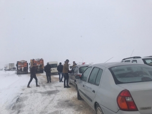 Darende’de Kar Etkili Oluyor