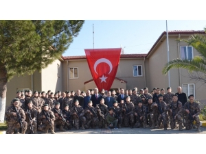 Barış Pınarı Harekatı’nda Görev Alacak Pöh’ler Aydın’dan Dualarla Uğurladı