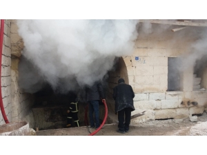 Ortahisar’da Depo Yangını