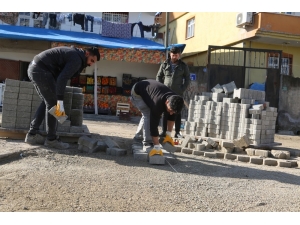 Cizre’de Yol Yapım, Onarım Ve Parke Taşı Döşeme Çalışması