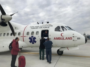 Thk Ambulans Uçağı, Kktc’den Isparta’ya Organ Nakli İçin Havalandı