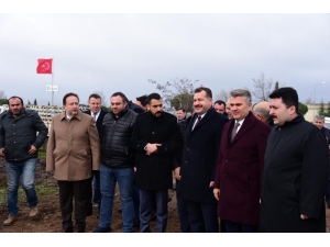 Küçük Sanayide Spor Tesisi Temel Atma Töreni Yapıldı