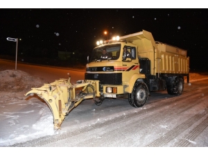 Çorum Belediyesi’nden Kar Mesaisi