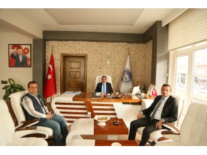 Orman Bölge Müdüründen Başkan Cabbar’a Ziyaret