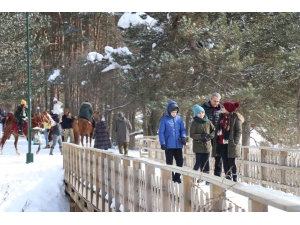 Abant Tabiat Parkı’nda Yarıyıl Tatili Yoğunluğu