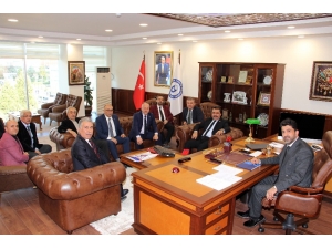 Adü Rektörü Aldemir, Sendika Temsilcileri İle Bir Araya Geldi