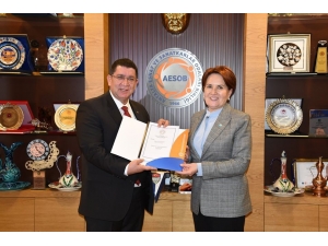 İyi Parti Genel Başkanı Akşener Aesob’da