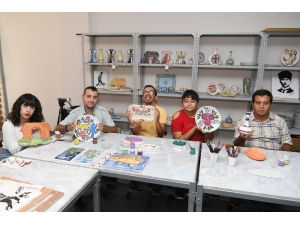 Seramik Kursuna Engellilerden Yoğun İlgi