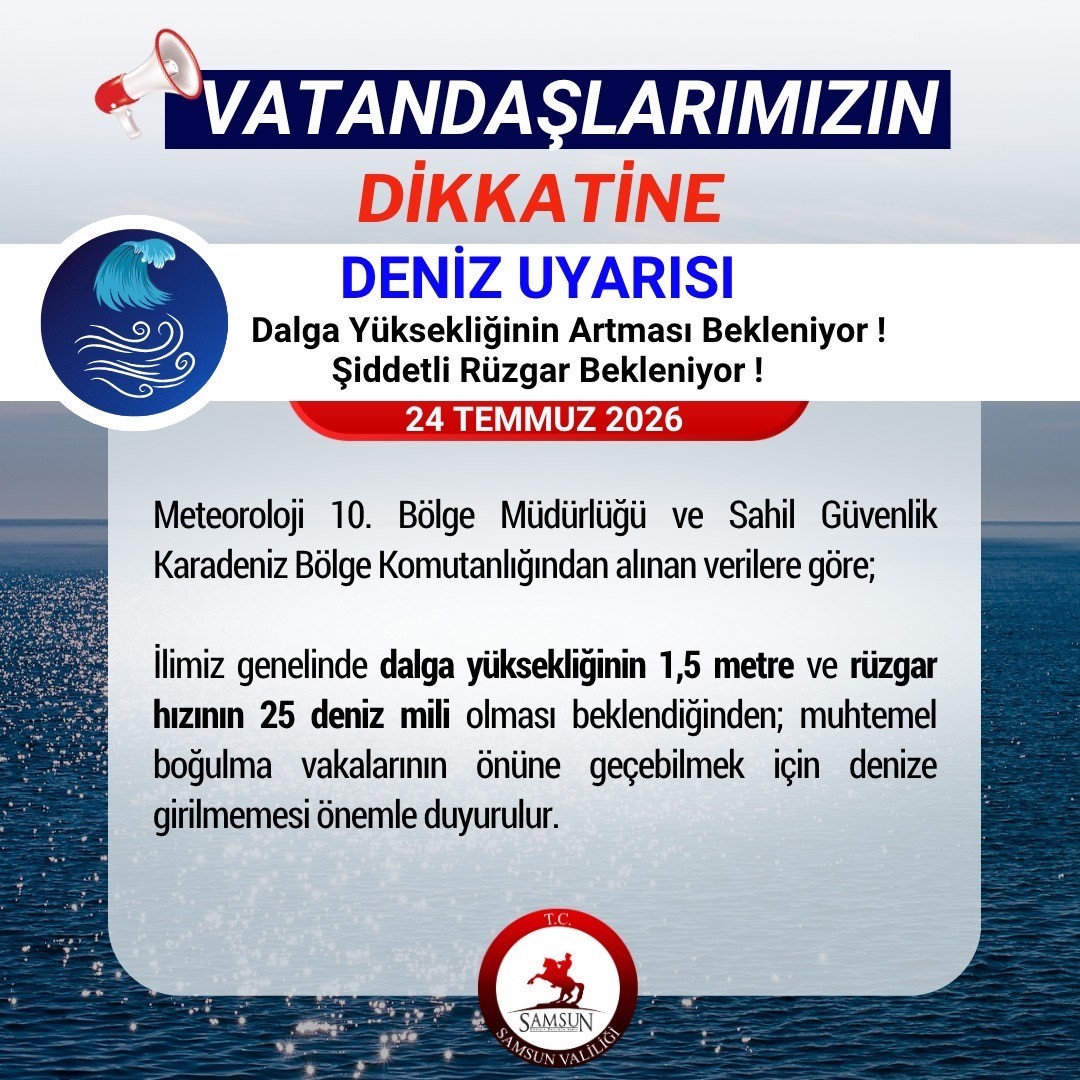 samsun-valiligi-nden-denize-girmeyin-uyarisi