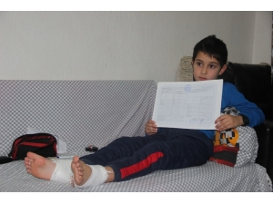 Kartopu Oynarken Yanan Çocuklardan Biri Taburcu Oldu