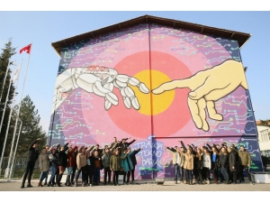 Teknopark’ın Duvarları Modern Sanatla Süslendi