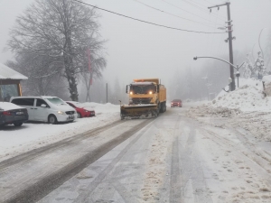 Kocaeli’de Kar Timleri Çalışmalarını Aralıksız Sürdürüyor