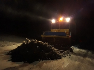 Büyükşehir Karla Mücadelede Mola Vermedi