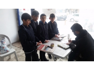 Sivaslı Öğrencilerden İdlib’e Yardım Kampanyasına Destek