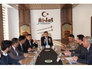 Ahlat’ta ‘Bağımlılıkla Mücadele İlçe Koordinasyon Kurulu’ Toplantısı