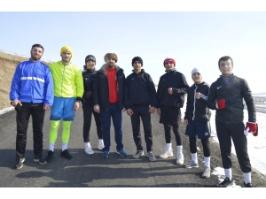 Eksi 25 Derece Soğukta Olimpiyat Oyunları’na Hazırlanıyor