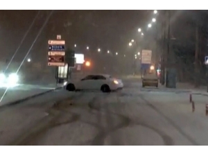 Karda Drift Pahalıya Patladı