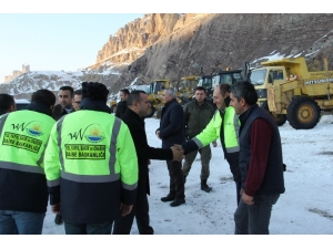 Genel Sekreter Türkman Şantiyelerde İncelemelerde Bulundu