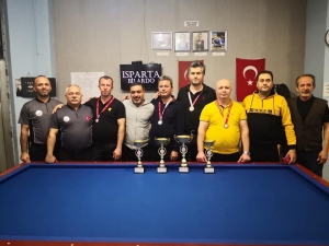 Isparta’da Merhum Bilardocular Anısına 3 Özel Bant Akdeniz - Ege Bölgesi Turnuvası