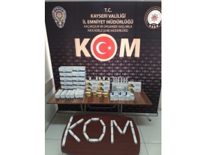 Kayseri’de Yurt Dışından Getirdiği Cinsel İçerikli İlaçları Satan 1 Kişi Gözaltına Alındı
