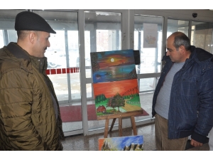 Hastanede Tedavi Gören Hastalardan Göz Kamaştıran Sergi