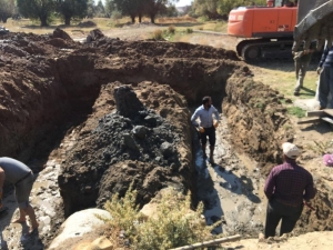 Aksaray’da Köylerin Yerüstü Sulama Tesisi Tamamlanıyor