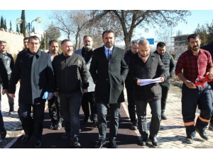 Elazığ’da Yol Genişletme Çalışmaları