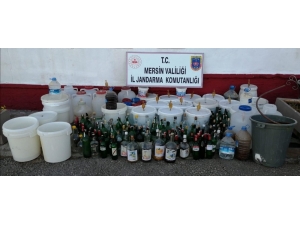 Mersin’de 465 Litre Sahte İçki Ele Geçirildi