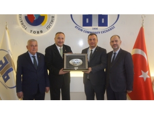 Kardeş Borsalar İstanbul Ve Alaşehir Ticaret Borsası’ndan Aydın Ticaret Borsası’na Ziyaret