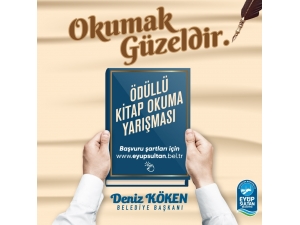 Eyüpsultan Belediyesi’nden Kitap Okuma Yarışması