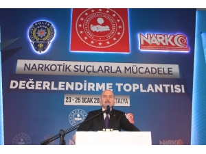 Bakan Soylu: "2019 Yılında Uyuşturucudan 25 Bin 619 Kişi Tutuklandı"