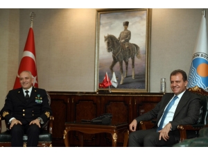 Başkan Seçer, Nato Komutanı Fantoni İle Görüştü