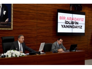 İdlib’e Destek Toplantısı Vali Su Başkanlığında Yapıldı