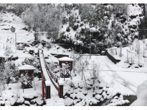 Ağaran Şelalesi’nde Kartpostallık Görüntüler Oluştu