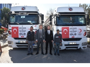 Ceyhan’dan İdlib’e Kömür Yardımı Yardım