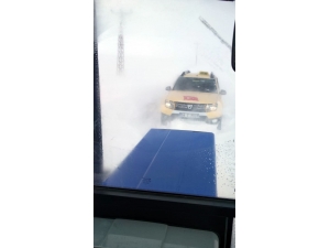 Tipide Mahsur Kalan Ticari Taksi Ve Sürücüsü Kurtarıldı