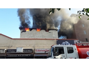 Pastane İmalathanesinde Yangın